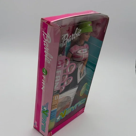 Barbie NSYNC Fan Doll y2k vintage Barbie, with CD. Bucket hat. Collectors cards - Picture 8 of 13